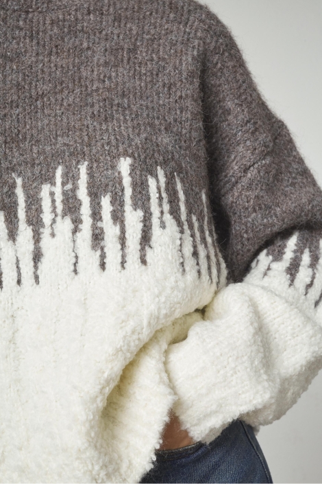 SisterS point multi color dames trui | Close up