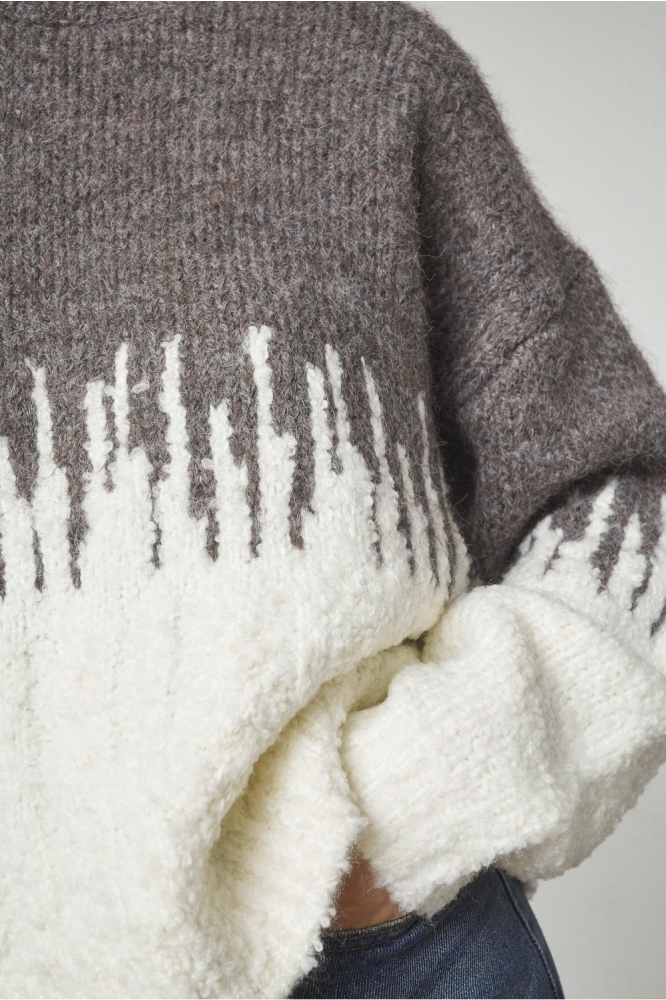 SisterS point multi color dames trui | Close up