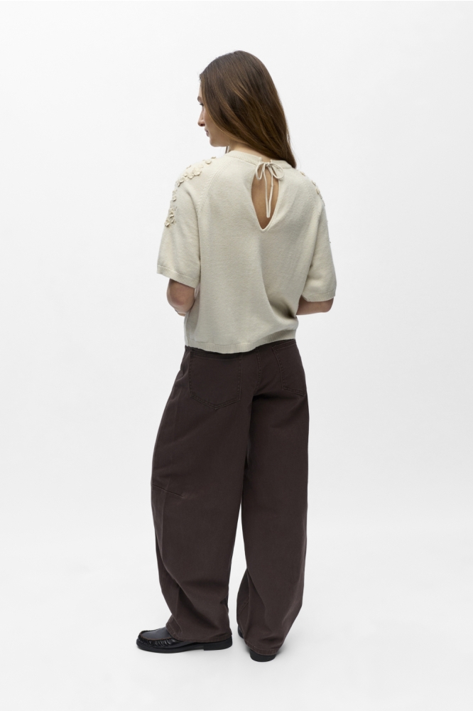 Object beige dames trui | Model