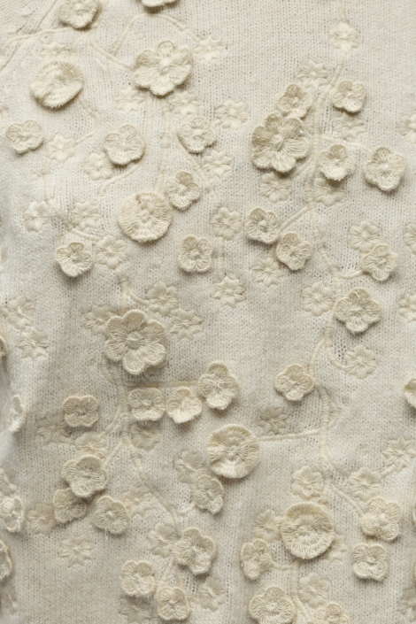 Object beige dames trui | Close up