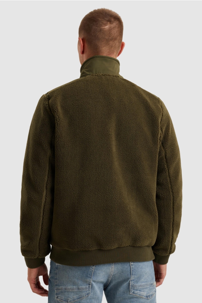 PME legend groene heren vest | Model achteraanzicht