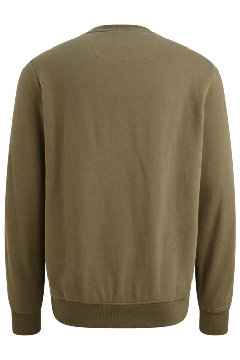 PME legend groene heren sweater | Achteraanzicht