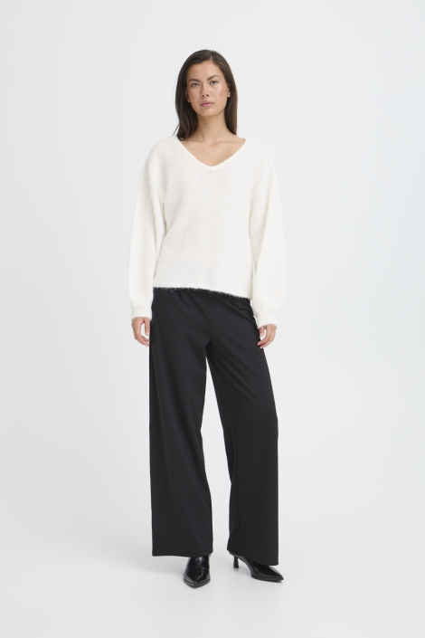 Ichi ecru dames trui | Model
