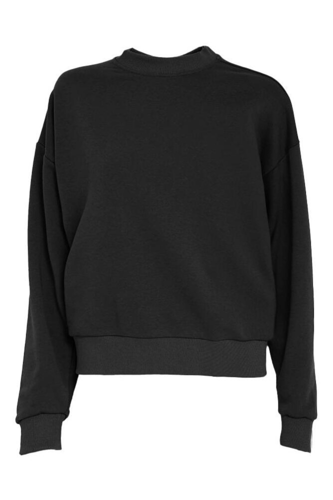 Minus zwarte dames sweater | Vooraanzicht