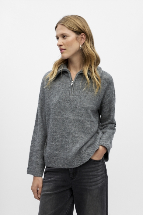 Object grijze dames trui | Model