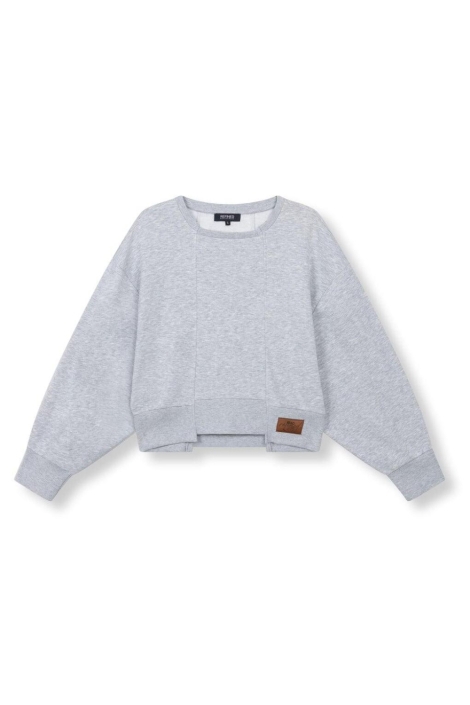 Refined Department grijze dames sweater | Vooraanzicht