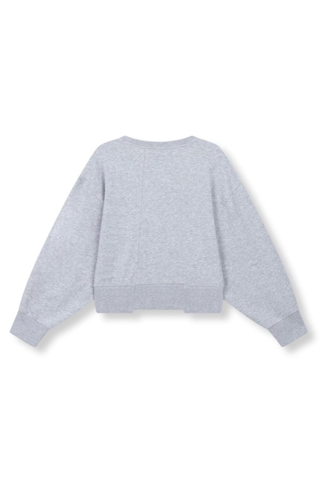 Refined Department grijze dames sweater | Achteraanzicht