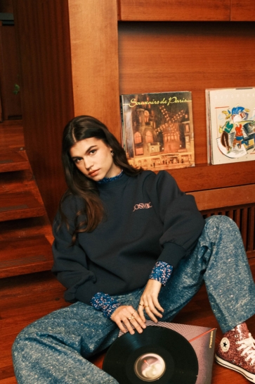 Fluresk DIANTHE SWEATER 25WBF03 625 MIDNIGHT BLUE