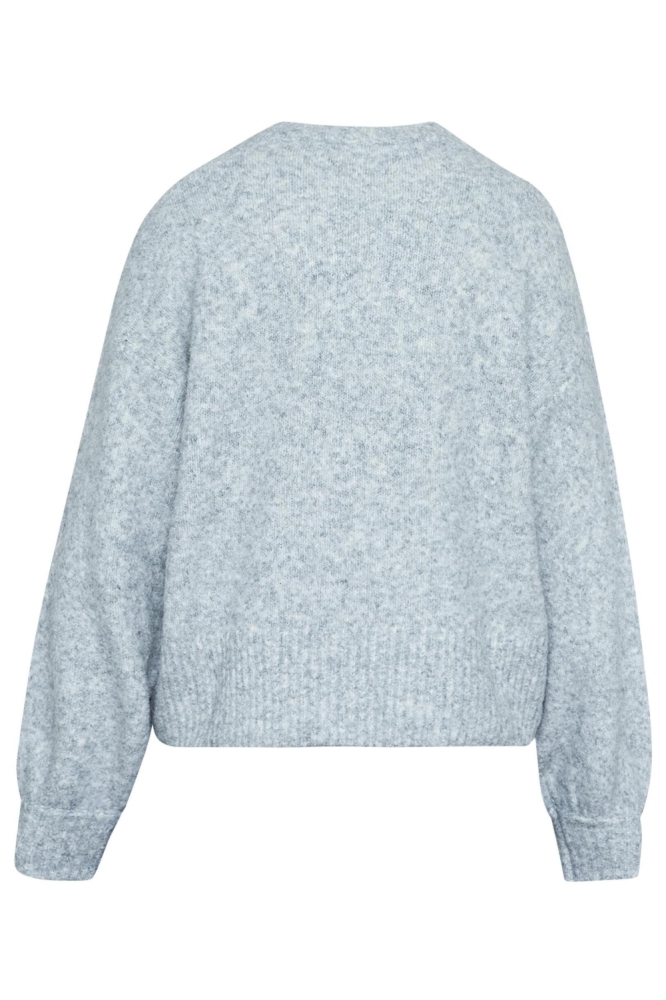 SisterS point grijze dames trui | Achteraanzicht