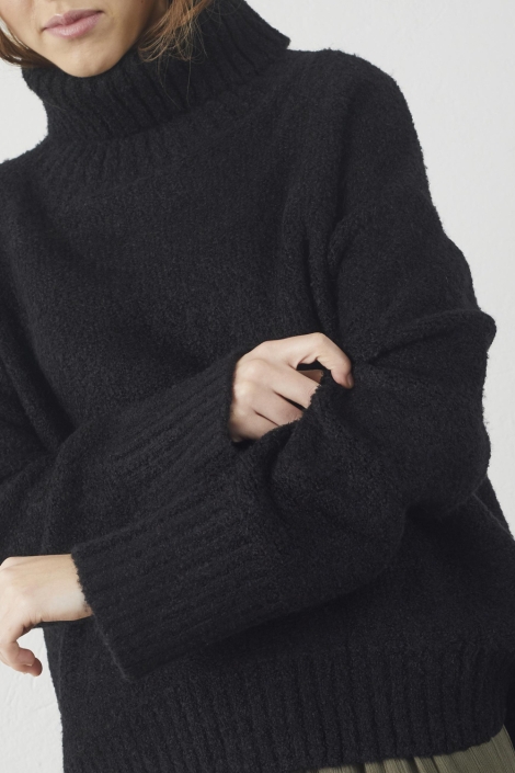 SisterS point zwarte dames trui | Close up