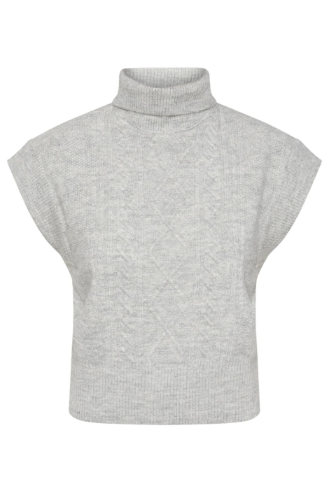 SisterS point grijze dames trui | Vooraanzicht