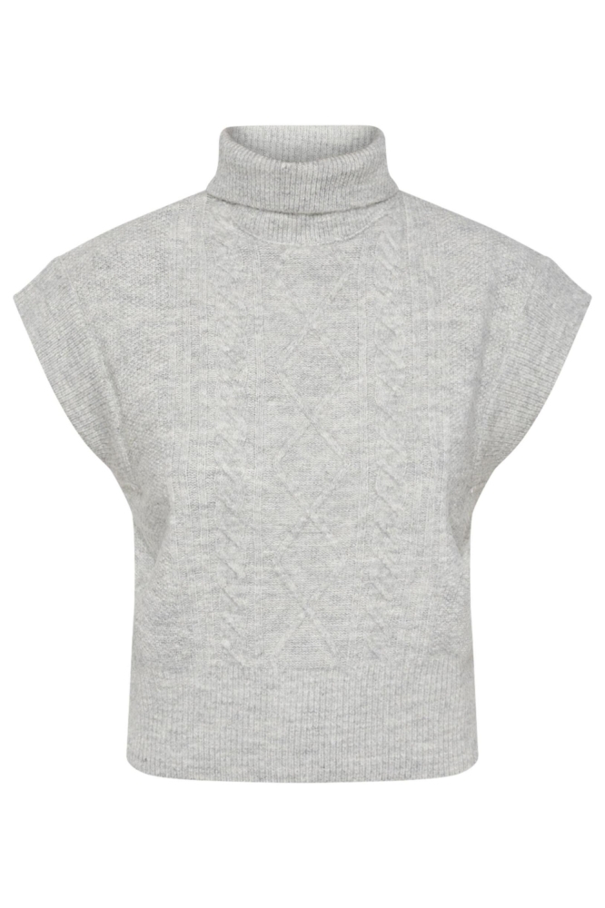 SisterS point grijze dames trui | Vooraanzicht