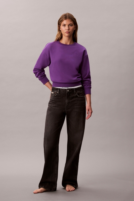 Calvin Klein paarse dames sweater | Model