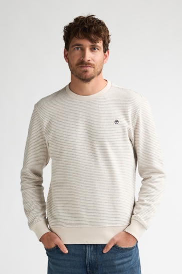 Petrol Industries SWEATER MET RONDE HALS RAPIDO M 1060 SWR312 0112 SEASHELL