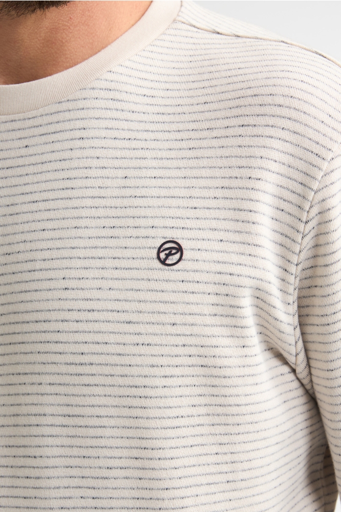 Petrol Industries ecru heren trui | Close up