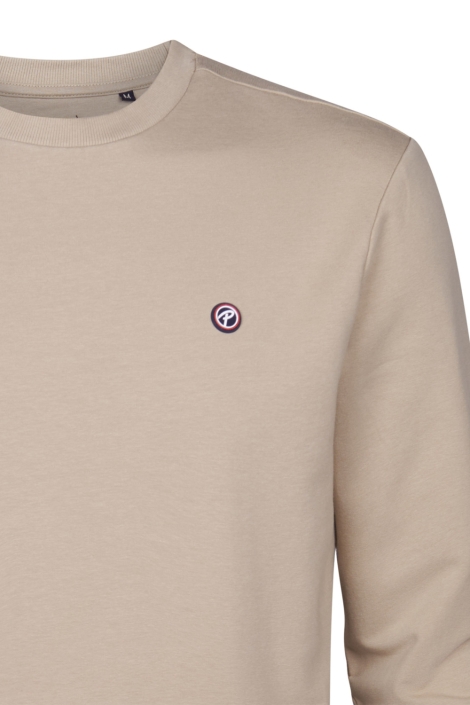 Petrol Industries camel heren sweater | Close up