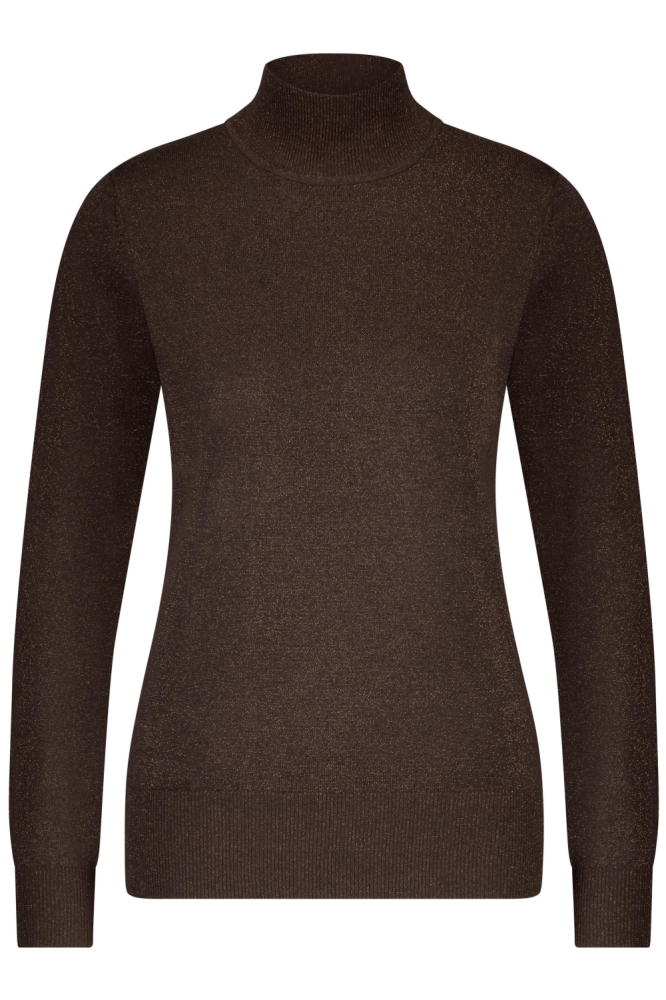 Red Button bruine dames t-shirt | Vooraanzicht