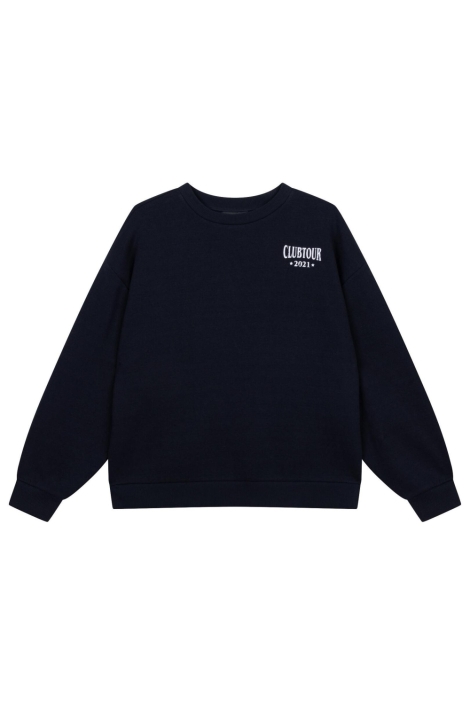 Refined Department blauwe dames sweater | Vooraanzicht