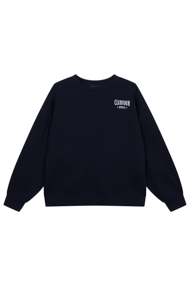 Refined Department blauwe dames sweater | Vooraanzicht