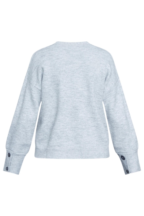 SisterS point grijze dames vest | Achteraanzicht