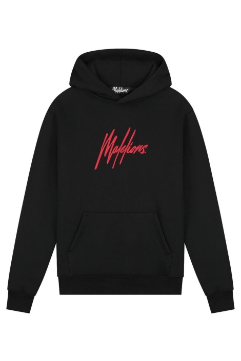 Malelions zwarte heren sweater | Vooraanzicht