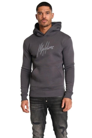 Malelions Trui TRUI MET CAPUCHON MM1 BF25 09 1011 ANTRA/GREY