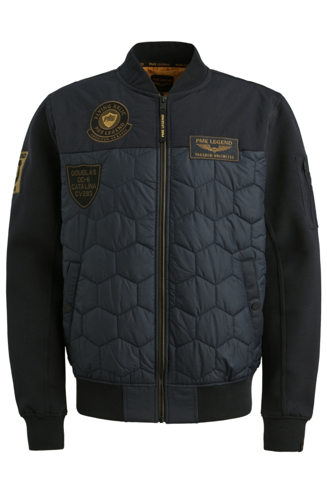 PME legend blauwe heren vest | Vooraanzicht
