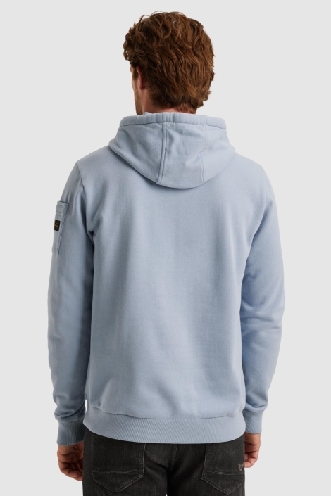 PME legend blauwe heren sweater | Model achteraanzicht