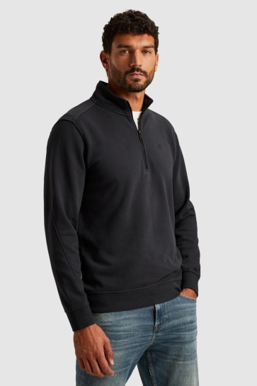 Cast Iron SWEATSHIRT MET HALVE RITS CSW2511446 5287