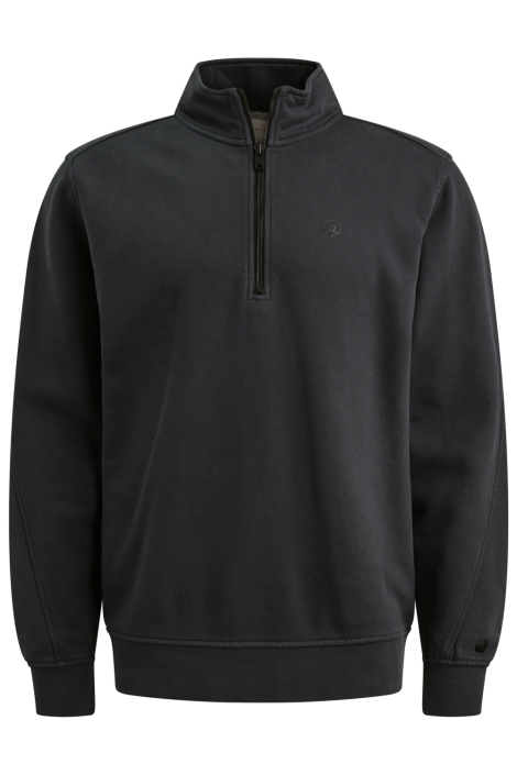 Cast Iron blauwe heren sweater | Vooraanzicht