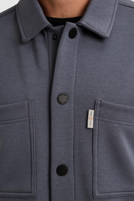 Cast Iron blauwe heren vest | Close up