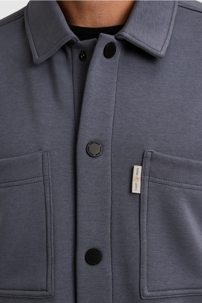 Cast Iron blauwe heren vest | Close up