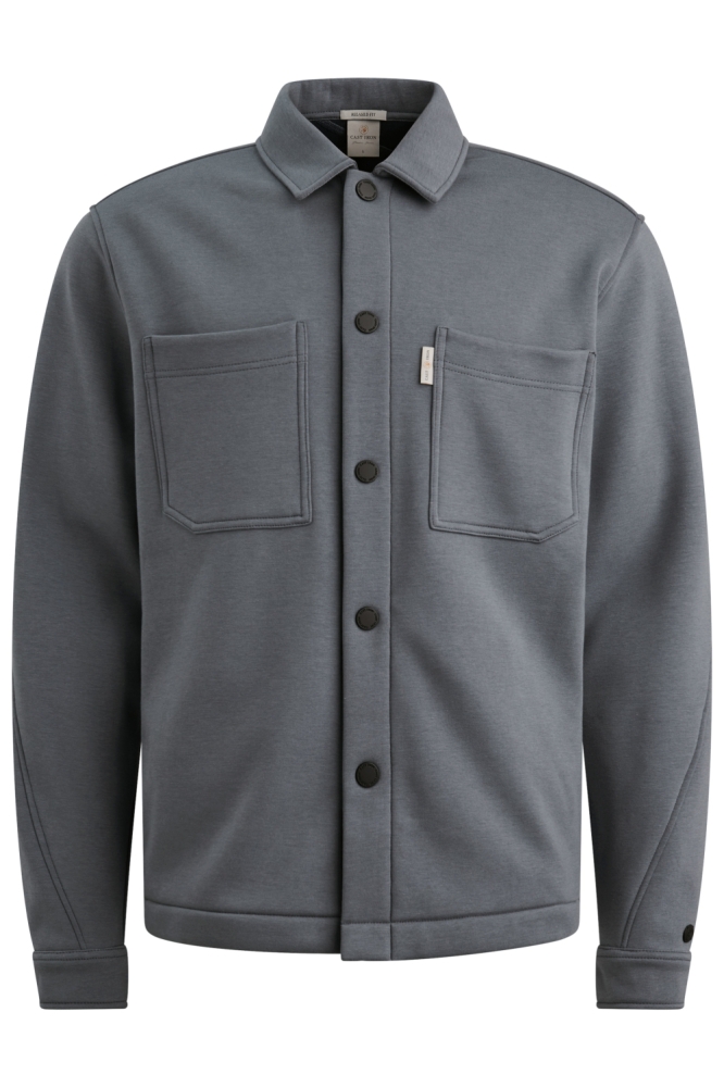 Cast Iron blauwe heren vest | Vooraanzicht