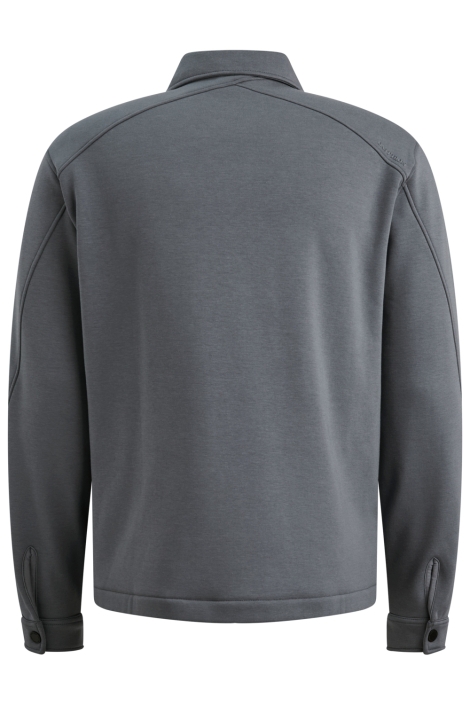 Cast Iron blauwe heren vest | Achteraanzicht