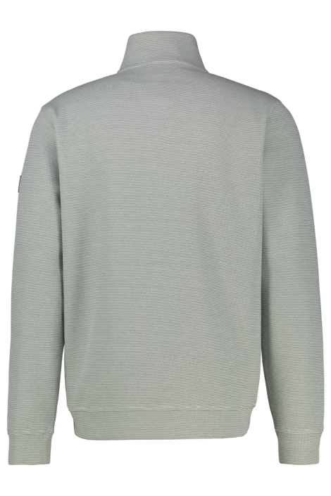 Lerros groene heren trui | Achteraanzicht