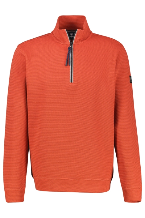 Lerros oranje heren trui | Vooraanzicht