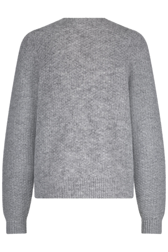 Red Button grijze dames vest | Achteraanzicht