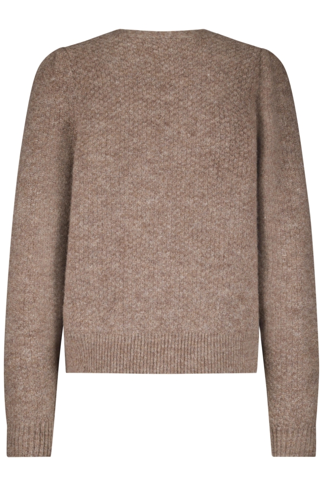 Red Button bruine dames vest | Achteraanzicht