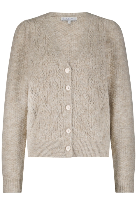 Red Button beige dames vest | Vooraanzicht