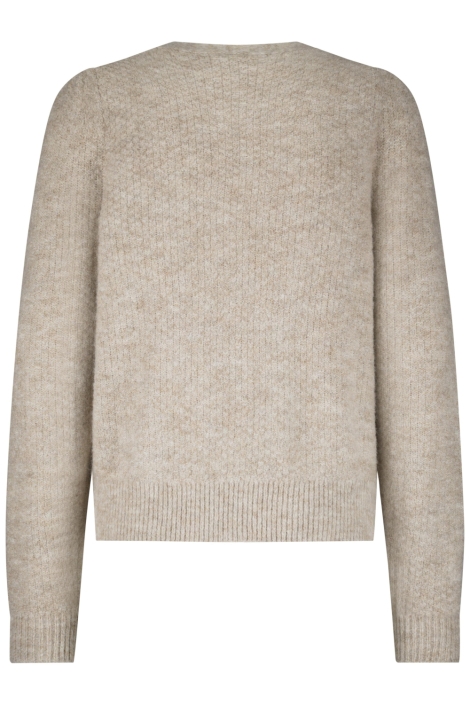 Red Button beige dames vest | Achteraanzicht