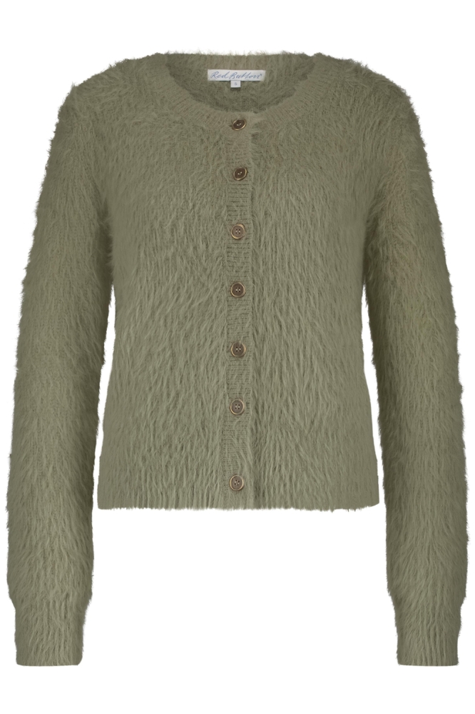 Red Button groene dames vest | Vooraanzicht