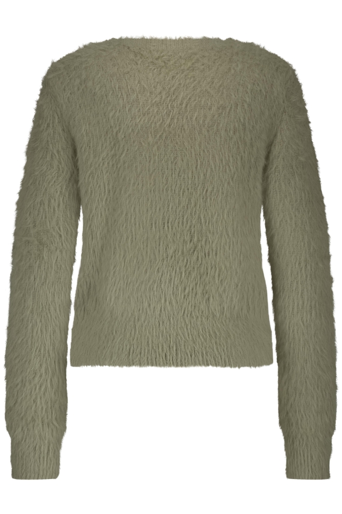 Red Button groene dames vest | Achteraanzicht