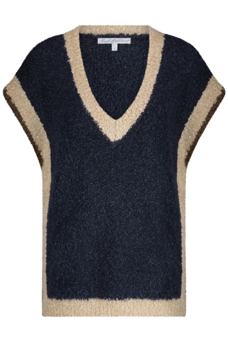 Red Button blauwe dames trui | Vooraanzicht