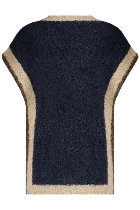 Red Button blauwe dames trui | Achteraanzicht