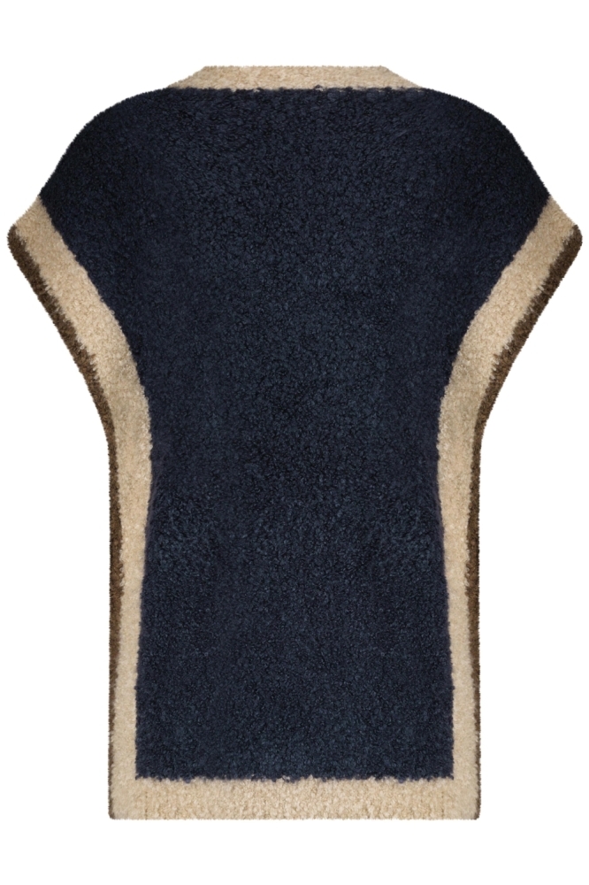 Red Button blauwe dames trui | Achteraanzicht