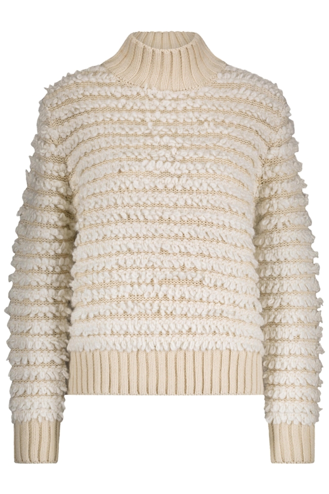 Red Button beige dames trui | Vooraanzicht