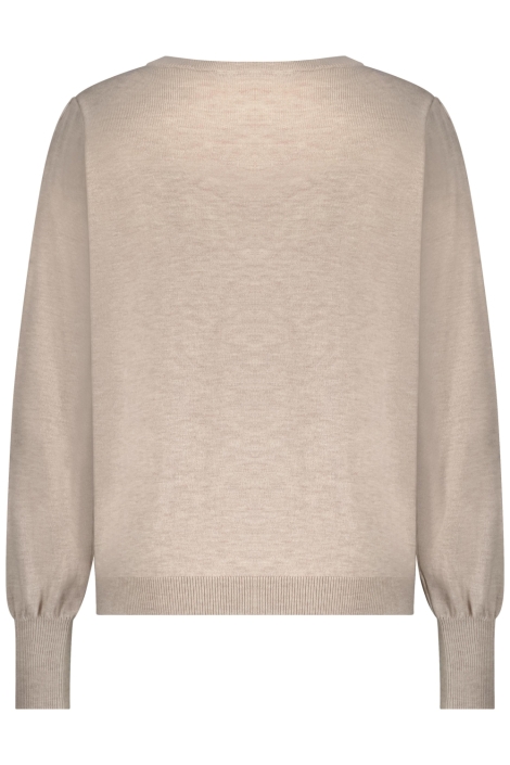 Red Button beige dames trui | Achteraanzicht