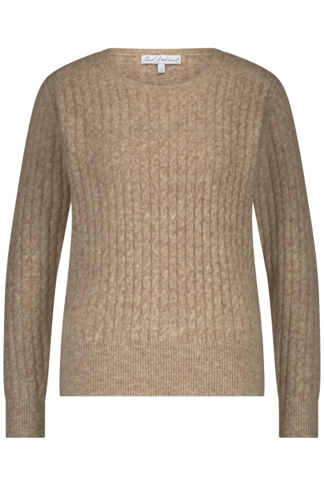 Red Button camel dames trui | Vooraanzicht