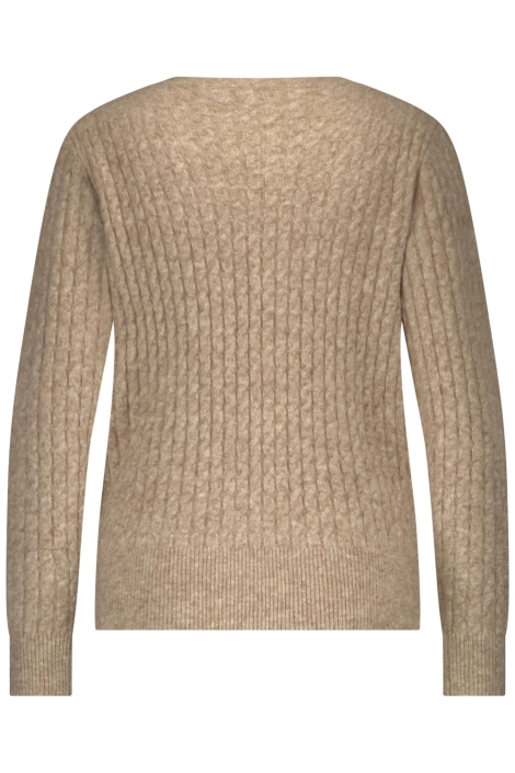 Red Button camel dames trui | Achteraanzicht