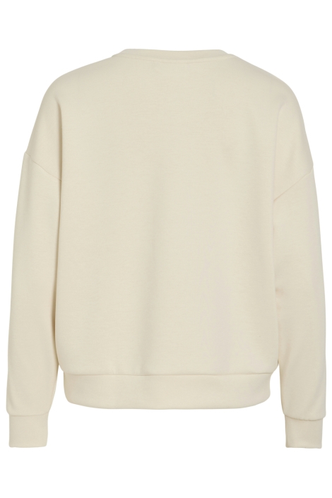 Vila beige dames sweater | Achteraanzicht
